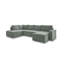 Brave Dave Corner Sofa Bed U-Shape-117515039
