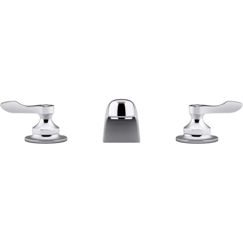 Robinet de lavabo de salle de bain espacé Triton Bowe 1,0 GPM avec écoulement laminaire et poignées levier, bonde non incluse