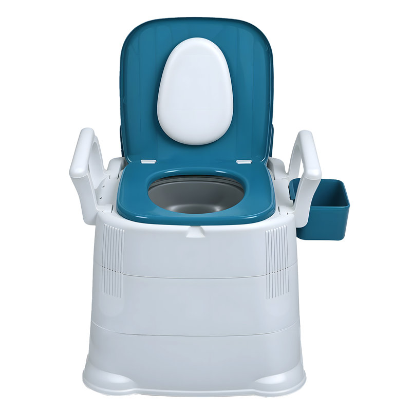 Bedside Commode, Upgraded Safety Commode Toilet For Elderly And Disabled, Potty Chair For Adults With Detachable Armrest, 16.3" Seat Width, 500lbs Heavy Duty - Bedside Commodes For Seniors