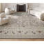 Wool Oriental Area Rug in Taupe/Ivory