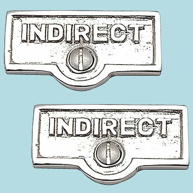 Switch Tags Indirect Name Signs 1-Gang Rocker Wall Plate