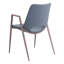 Chaise avec accoudoirs à garniture piquée-535739758