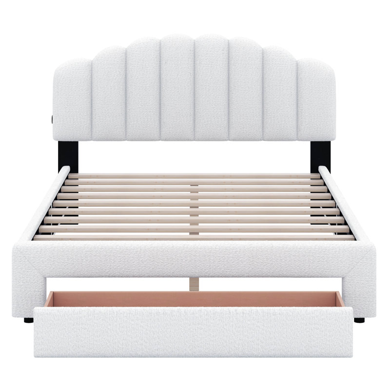 Ensemble de chambre à coucher Erardo, Blanc