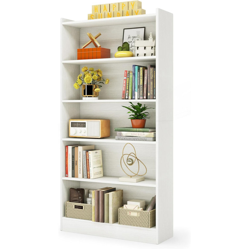 Bibliothèque moderne à 5 niveaux avec rangement
