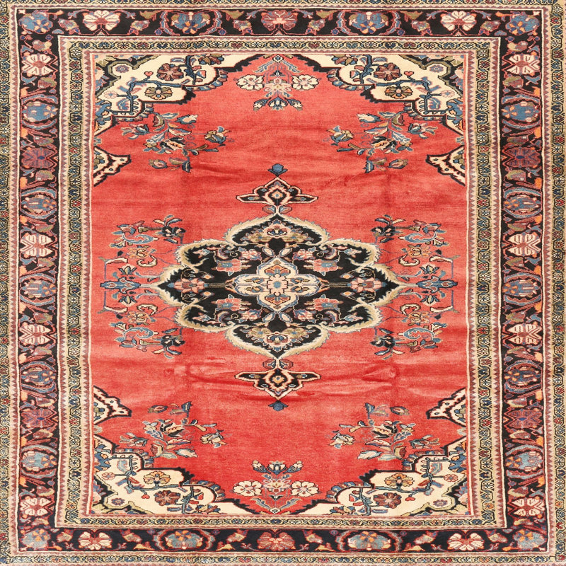 Emyr Oriental Indoor Rug, Square 8'