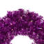 Pre-Lit Artificial Tinsel Christmas Wreath - 24" - Clear Lights-118323228