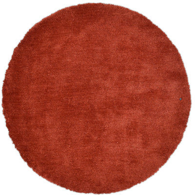 Solid Colour Hand Tufted Shag Area Rug