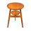 Solid wood double-layer round side table
