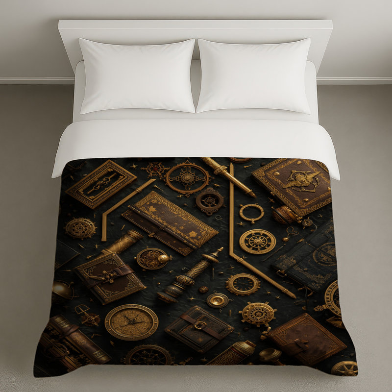 Housses de couette Steampunk Accessoires Collection, Grand lit