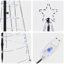  LED Christmas Tree with Ground Spikes 250 cm Iron-1235773561