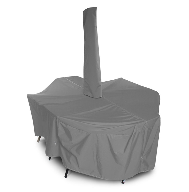 Weathermax™ Outdoor Patio Dining Set Cover, 28" H x 64" W x 94" D, Grey