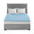 Sleep Philosophy 1.5" Gel Memory Foam All Season Reversible Mattress Topper-738771224