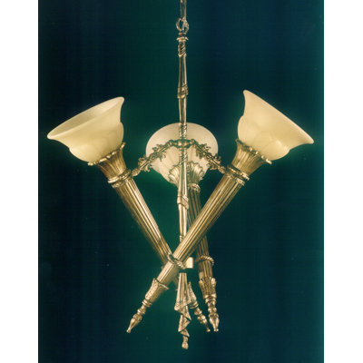Dangerfield 3 - Light Shaded Chandelier