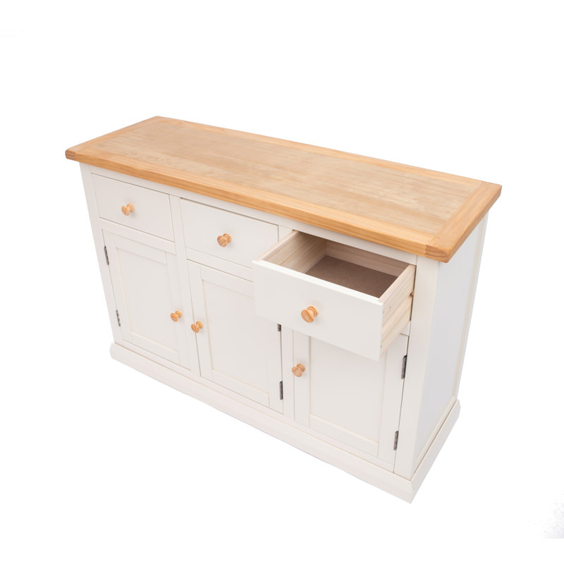 Dayana 3+3 Sideboard, Off White/Brown