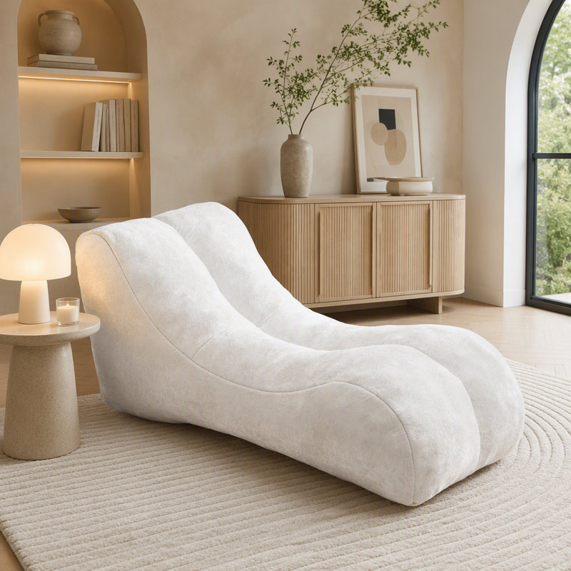 Fauteuil à billes, Blanc