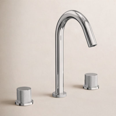 Widespread Bathroom Faucet with Drain