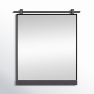 Hutton Iron Frame Rectangle Wall Mirror