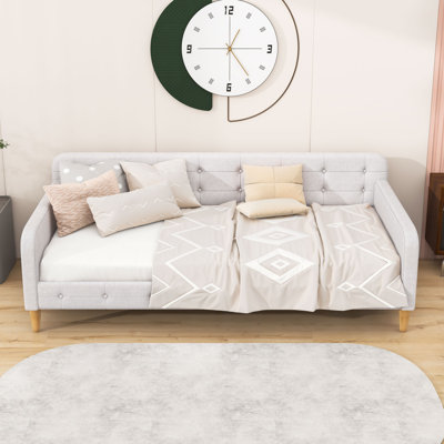 Full Upholstered Dayed With Slats And Legs by Latitude Run