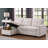 Lucca II 84.5"W Beige Woven Fabric Reversible Sleeper Sectional Sofa With Storage Chaise-3813450