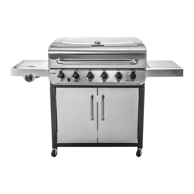 Char-Broil Convective 640 S -  6 Brenner Gasgrill mit Seitenbrenner, Edelstahl