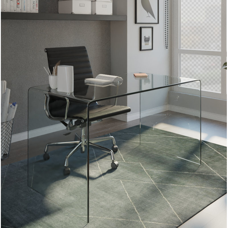 Bureau Adreanna Paleczny, Transparent, H 29 po x l 50 po x P 27,5 po