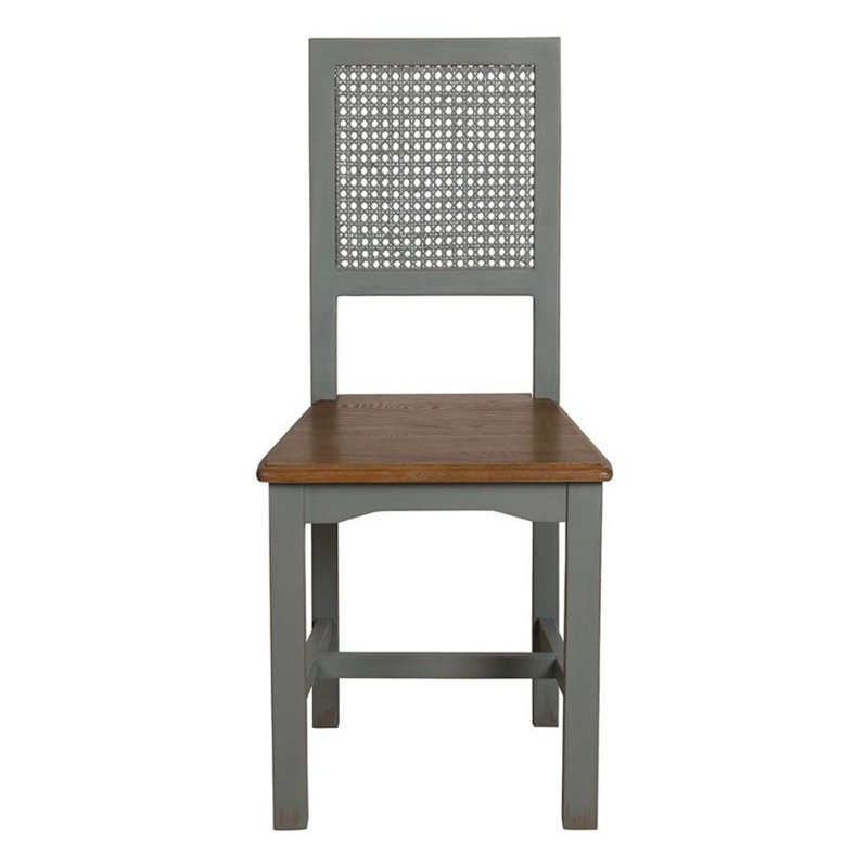 Malott 47cm H Side Chair, Beige/Dark Brown