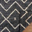 Tapis géométrique naturel / gris anthracite tissé à la main Furman Kilim-858753399