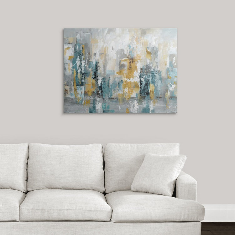 « City Views II », impression, H 36 po x l 48 po x P 1,5 po, Toile tendue, Sans cadre