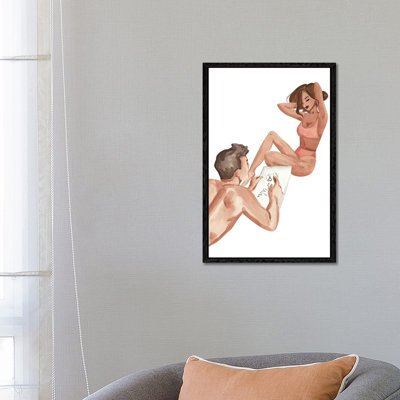 Beach Romance by Sabina Fenn - Gallery-Wrapped Canvas Giclée on Canvas