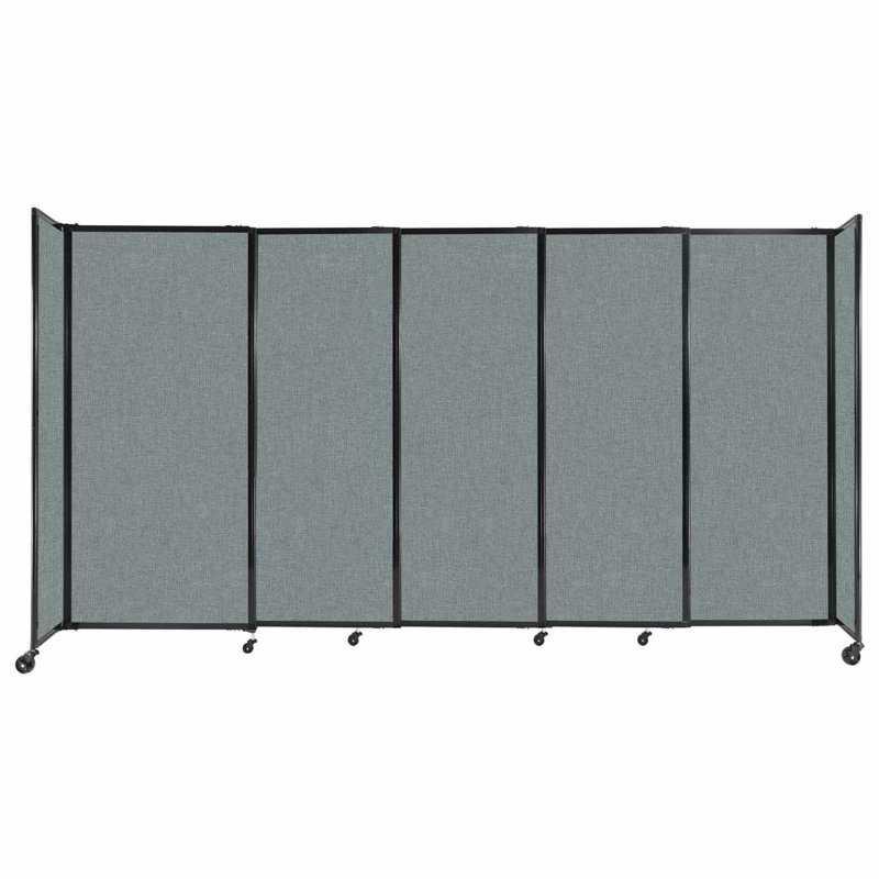 Cloison portative coulissante en tissu StraightWall, H 72 po x l 135 po x P 1 po, Caraïbes