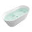 67" Premium Solid Surface Deep Soaking Bathtub