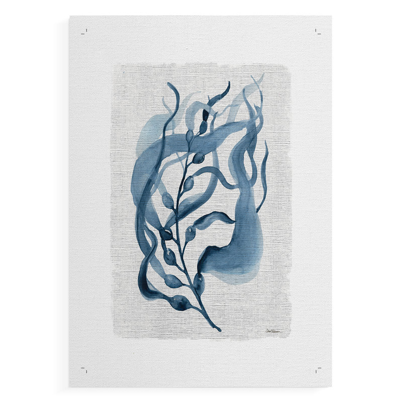 Varech marine II - impression sur toile seulement - non encadrée, H 18 po x l 12 po