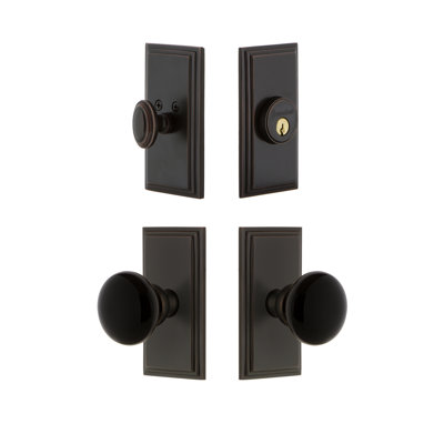 Carré Complete Entry Knob Set with Deadbolt