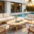 Oval Outdoor Coffee Table
