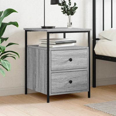 Dura 44cm W Iron Bedside Table