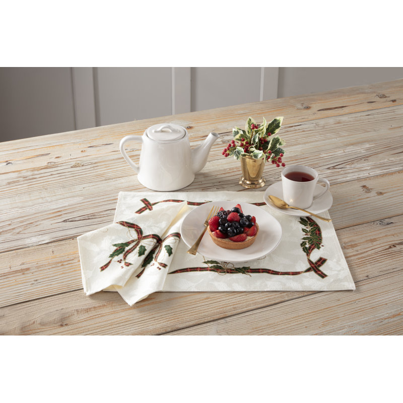 Lenox Holiday Nouveau Placemat 4 Pack Set