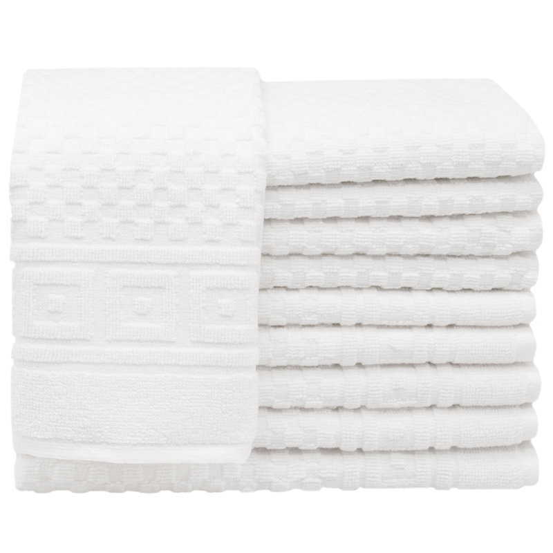 Midweight Fingertip Towel, White