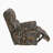 Rubin 41" Traditional Textured Microfiber Glider Reclining Chair with Gentle Gliding Motion, High-Density Foam & Pull-Handle Recline