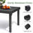 6 - Person Extendable Outdoor Dining Set with Folding Reclining Chairs-121012352