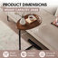 Table d'appoint en forme de C-906405490