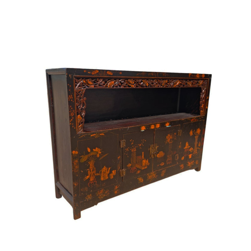 Hand-Painted Display Cabinet
