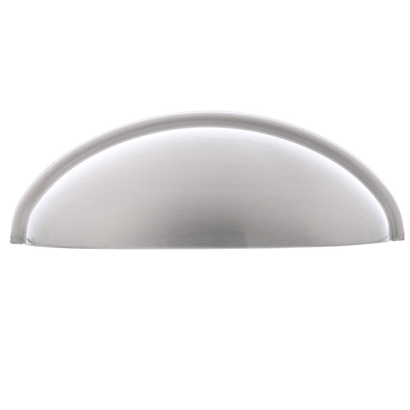 Poignée coquille 3 po Ravino, Nickel satiné, 1