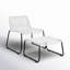 Barclay Patio Chair and Ottoman-1271935216