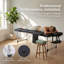 Structure de table de massage en aluminium pliable 3 fois avec hauteur réglable + masseur pour le cou-131564645