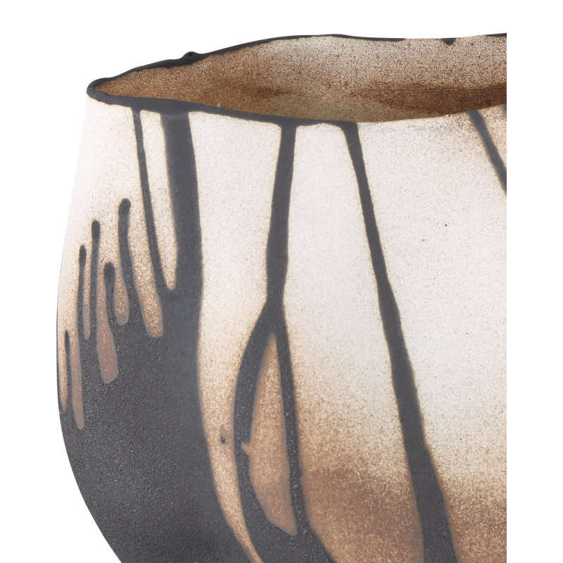 Grand vase Inoue, H 9 po x l 8 po x P 7 po