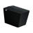 Black Square Smart Toilet with Built-in Tank for Bathroom, Remote Control, Tankless Bidet Toilet with Foot Touching Lid Opening, Auto Flush, Heated Seat, LED Digital Display, User Memory, Matte Black-129934085