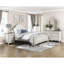 Commode de style victorien à finition blanche et chêne antique avec 5 tiroirs 1 pièce