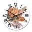 Horloge murale traditionnelle Bouquet de fleurs séchées-863239638