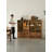 35.4" W 16-Bottle Wine Rack with Stemware Holder and Open Storage