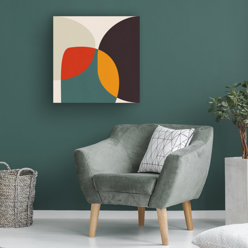 Œuvre d'art sur toile bol 3, H 14 po x l 14 po